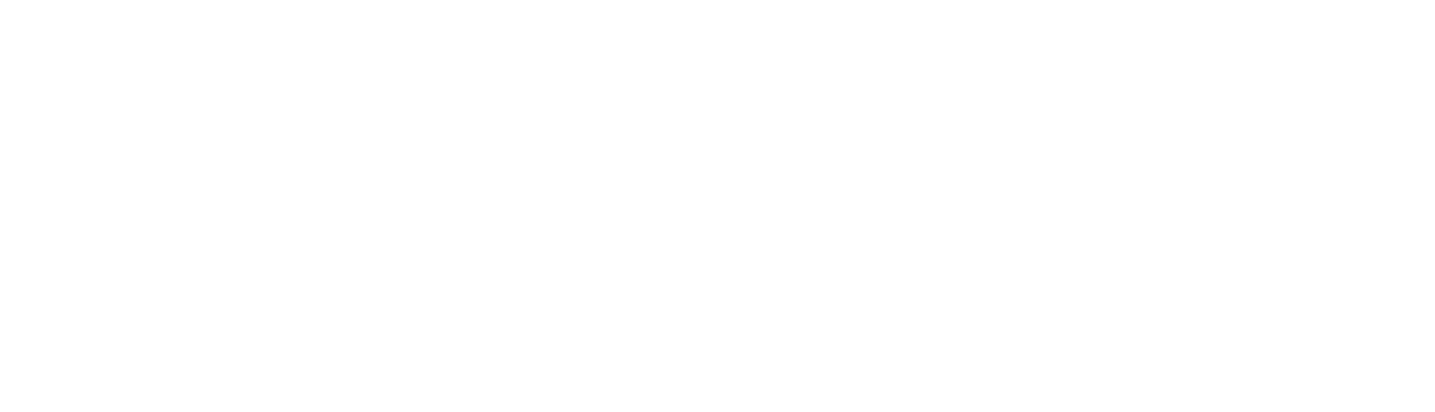 Logo con nombre, en blanco